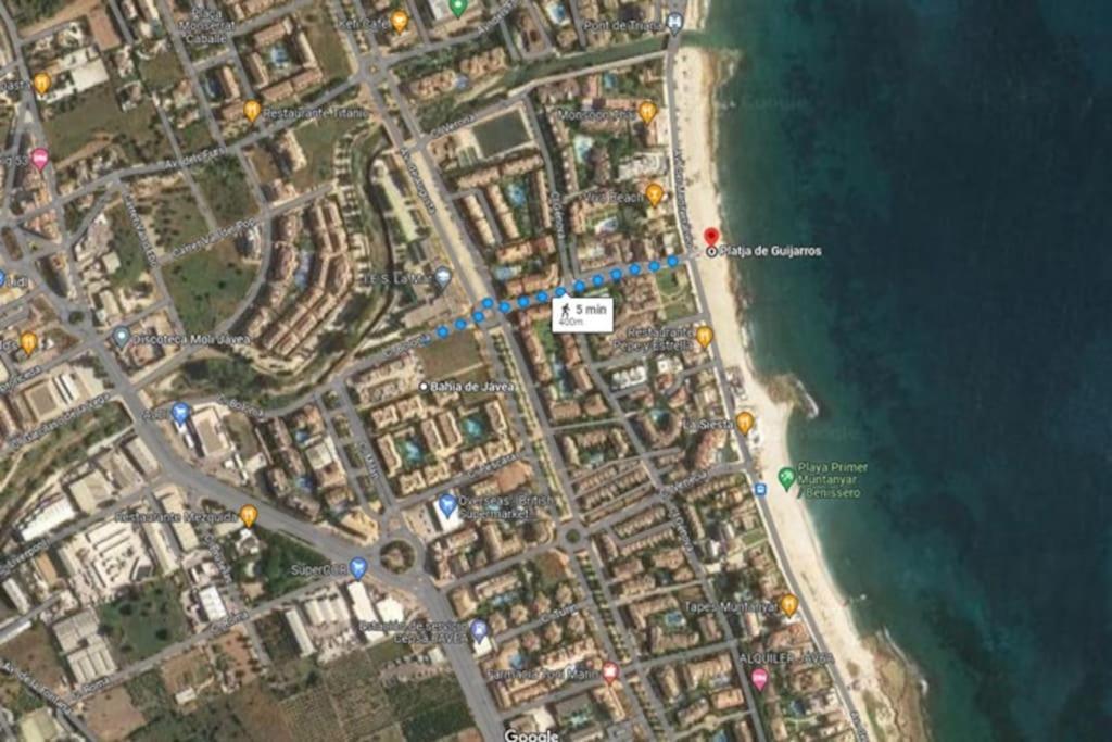 Javea Beach Blue House מראה חיצוני תמונה