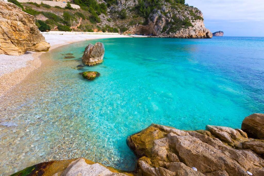 Javea Beach Blue House מראה חיצוני תמונה